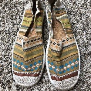 The Sak espadrille slip on shoes